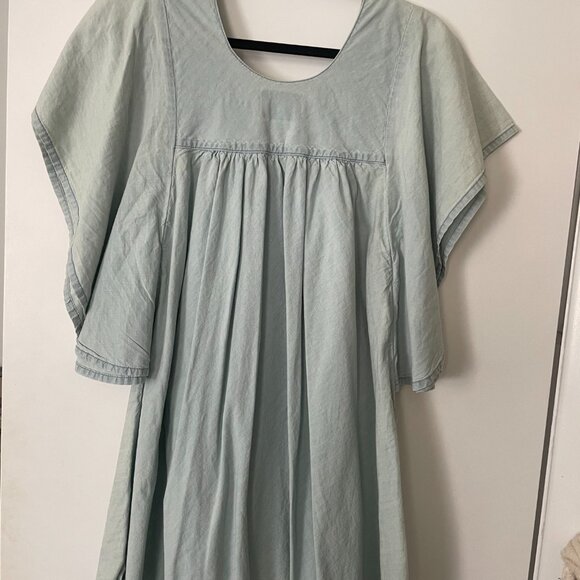 Lucky Brand Mini Denim Cape Dress Size XS - Picture 3 of 5